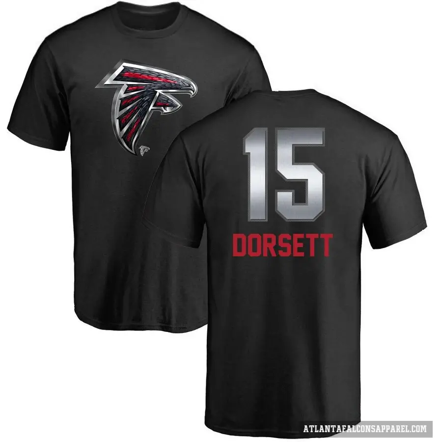 Youth ＃15 Phillip Dorsett II Atlanta Falcons Black Midnight Mascot T-Shirt