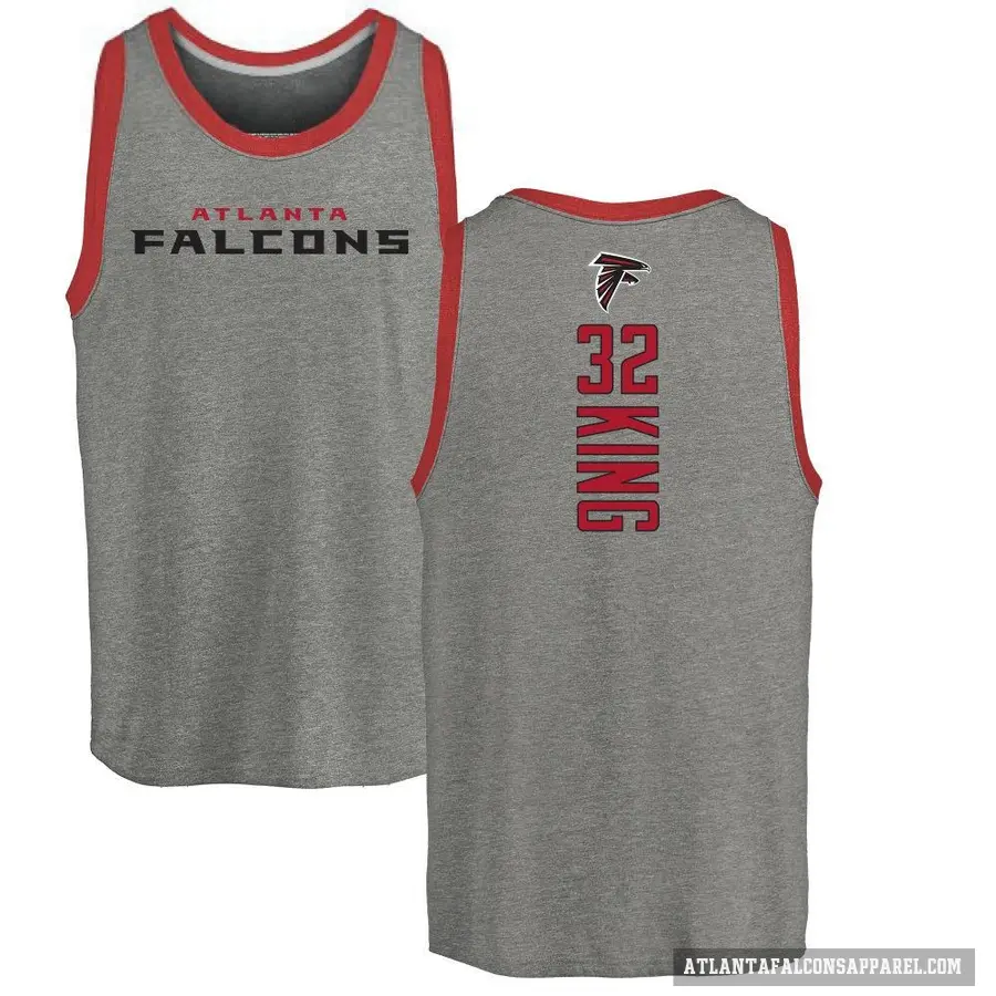 Youth ＃32 Kevin King Atlanta Falcons Ash Backer Tank Top