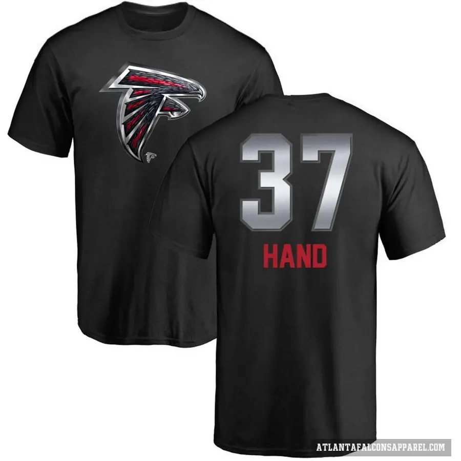Youth ＃37 Harrison Hand Atlanta Falcons Black Midnight Mascot T-Shirt