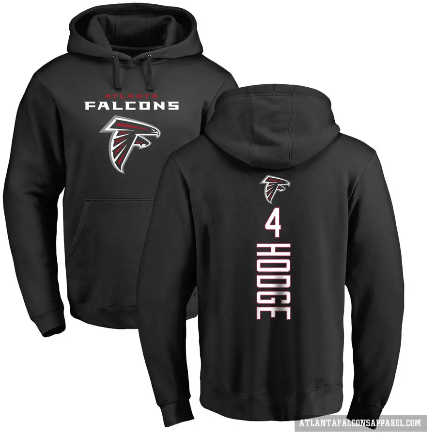 Youth ＃4 KhaDarel Hodge Atlanta Falcons Black Pro Line Backer Pullover Hoodie