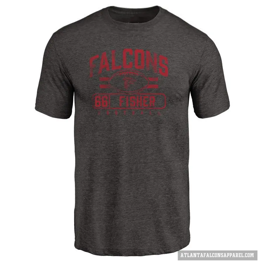 Youth ＃66 Joey Fisher Atlanta Falcons Black Flanker T-Shirt