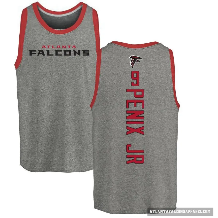 Youth ＃9 Michael Penix Jr. Atlanta Falcons Ash Backer Tank Top